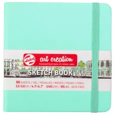 Блокнот для графіки Talens Art Creation 140г/м2, 12*12см, 80л., Fresh Mint, Royal Talens