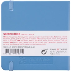 Блокнот для графіки Talens Art Creation 140г/м2, 12*12см, 80л., Lake Blue, Royal Talens