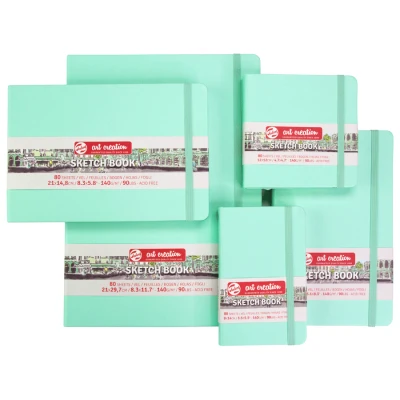 Блокнот для графіки Talens Art Creation 140г/м2, 21*29,7см, 80л., Fresh Mint, Royal Talens