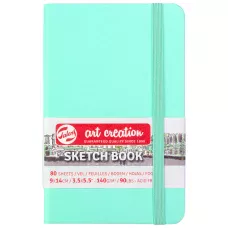 Блокнот для графіки Talens Art Creation 140г/м2, 9*14см, 80л., Fresh Mint, Royal Talens