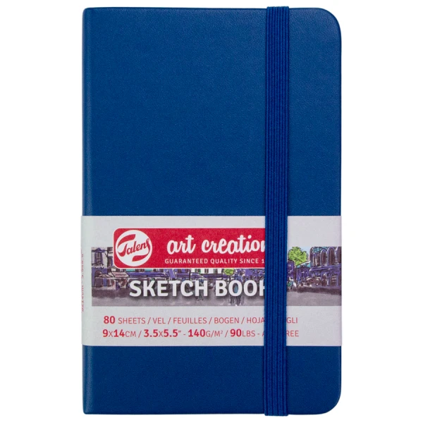 Блокнот для графіки Talens Art Creation 140г/м2, 9*14см, 80л., Navy Blue, Royal Talens