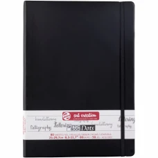Блокнот для графіки та каліграфії у крапку Talens Art Creation DOTS 80г/м, 21х30см, 80л, чорний, Royal Talens