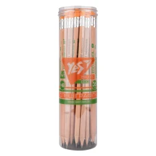 Олівець графітний тригранний з гумкою "ECO Pencil Erudite", туба, 280622 YES