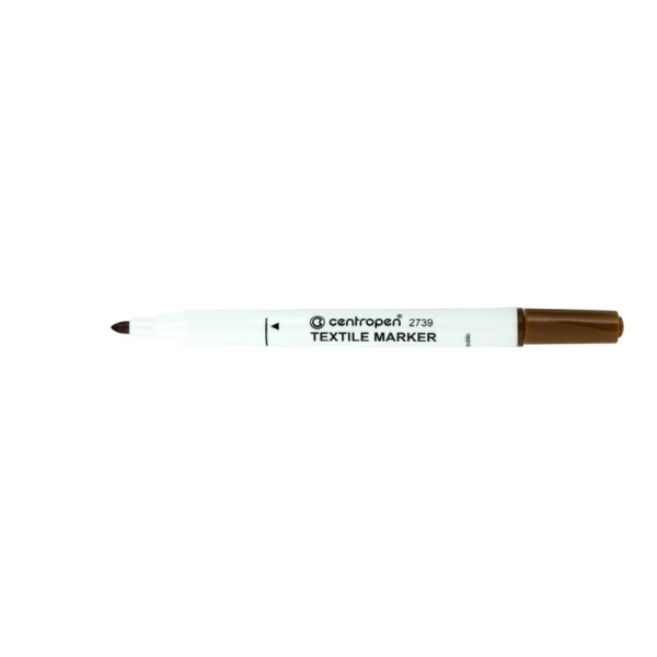 Маркер Textile 2739 2 мм коричневий Centropen