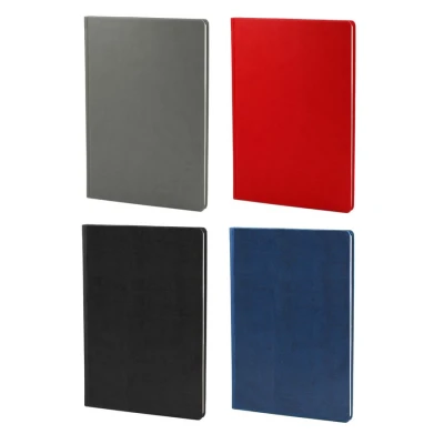 Записна книжка А4 (202*285),128 арк, клітка, крем. папір, обкл. баладек, асорті,  254/2 20