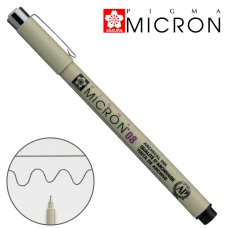 Лiнер PIGMA Micron (0.8), 0,5мм, Чорний, Sakura