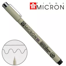 Лiнер PIGMA Micron (0.8), 0,5мм, Чорний, Sakura