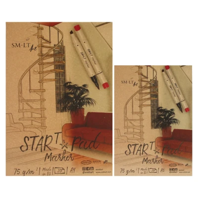 Склейка для маркерів STAR T А4, 75г/м2, 20л, Smiltainis