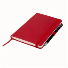 Книга записна Partner, 125*195, 96арк, кліт, червоний 8201-03-А