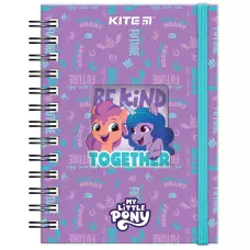 Блокнот вирубка, спіраль, на резинку, А6, 80арк., кліт, My Little Pony LP23-229 Kite