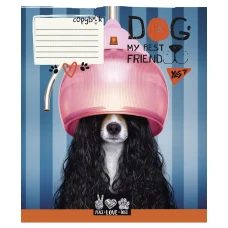 Зошит А5/36 арк кліт YES Dog my best friend, 765940