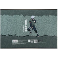 Зошит для малювання, 12 арк., скоба, гібр. лак + УФ лак, Naruto NR23-241 Kite