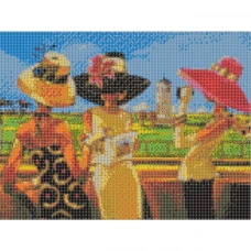 Алмазна мозаїка SANTI "Леді", 30х40см., 954067