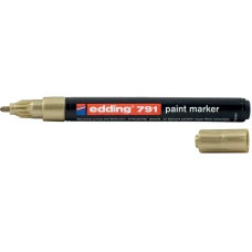 Маркер Permanent e-791 EcoLine, 1.5-3 мм Золотий