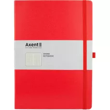 Книга записна Partner Grand, 210*295, 100 арк, кліт, червона 8203-06-A