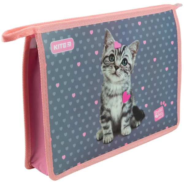 Папка на блискавці A4+, Studio Pets SP23-428 Kite