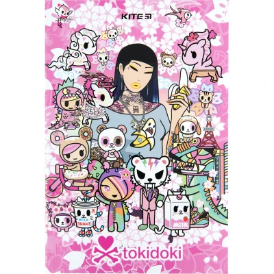 Блокнот термобіндер А5 64арк. нелінований tokidoki TK23-193-1 Kite