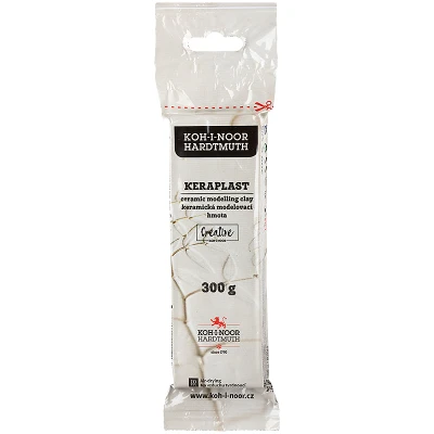 Пластилін Keraplast, 300г., білий, 131708 Koh-i-noor