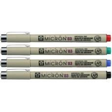 Лiнер PIGMA Micron (0.3), 0,35мм, Чорний, Sakura