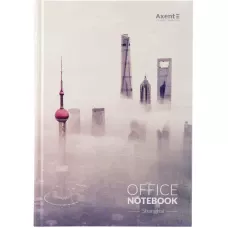 Книга записна А4, 192арк., кліт., тверда обкл., 8423-24-A