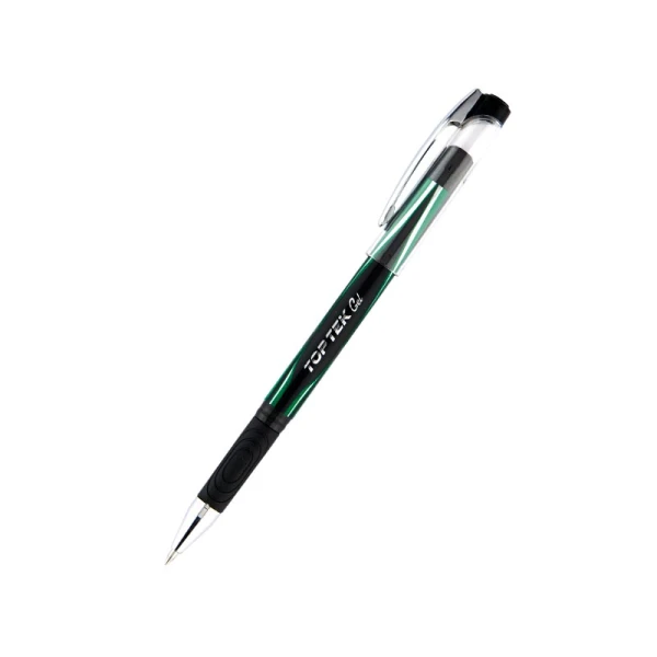 Ручка гелева Top Tek Gel, зелена UX-133-04