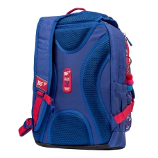Рюкзак шкільний YES S-30 Juno XS "Heart beat", малиновий/синій Ergo 39*30*14см., 558211