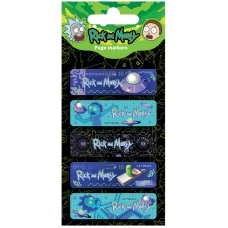 Закладка паперова з малюнком, 5х15х50мм,100 шт, прям., Rick and Morty RM23-480 Kite