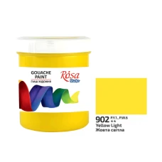 Фарба гуашева, Жовта свiтла, 100 мл, ROSA Studio