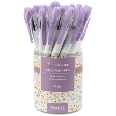 Ручка кулькова Flowers, синя AB1049-39-A