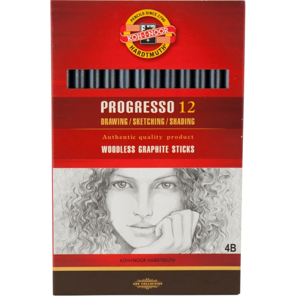 Олівець бездеревний Progresso, 4B, 8911 Koh-i-noor