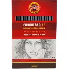 Олівець бездеревний Progresso, 4B, 8911 Koh-i-noor