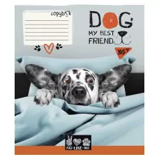 Зошит А5/36 арк кліт YES Dog my best friend, 765940
