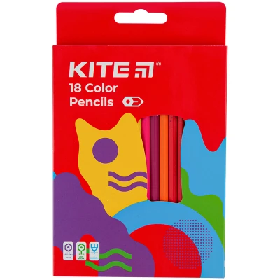Олівці кольорові, 18 шт. Kite Fantasy K22-052-2