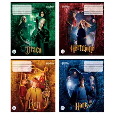 Зошит 12 арк., лінія, гібр. лак, Harry Potter HP21-234 Kite
