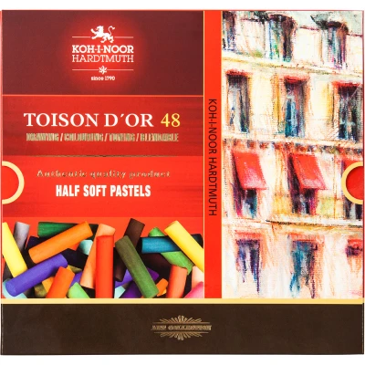 Крейда-пастель TOISON D'OR, 1/2, 48 кол. 8546 Koh-i-noor