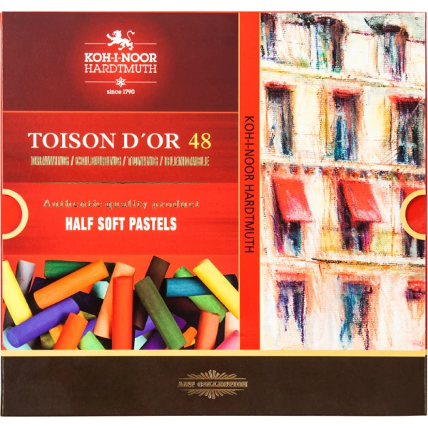 Крейда-пастель TOISON D'OR, 1/2, 48 кол. 8546 Koh-i-noor