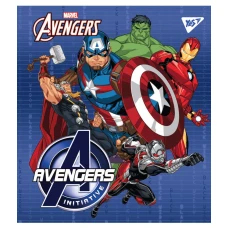 Зошит А5/24 арк кліт YES "Marvel" виб.гібрід.лак, 765232