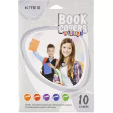 Плівка самоклеюча для книг, 38*27 см, 10 шт.,асорті кольорів K20-309 Kite