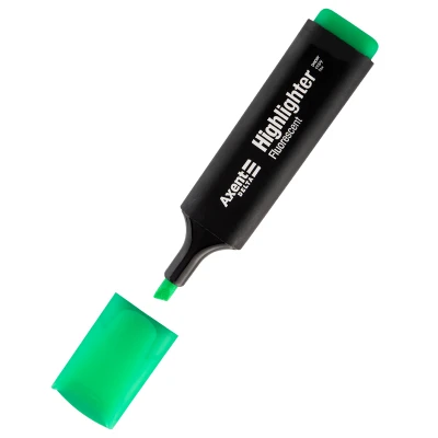Маркер Highlighter D2501, 1-5 мм клиноп., зелений