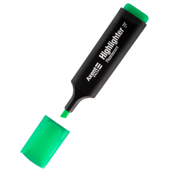 Маркер Highlighter D2501, 1-5 мм клиноп., зелений