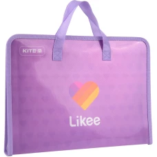 Папка-портфель на блискавці, 1 відділ., A4, Likee LK22-202 Kite