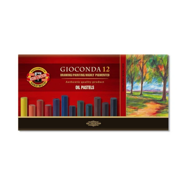 Крейда-пастель олійна художня GIOCONDA, 12 кол. 8352 Koh-i-noor