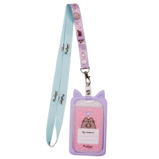 Бейдж на стрічці YES "Pusheen", вушка, 940304