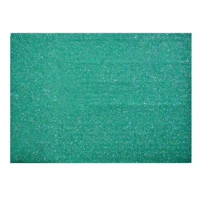 Фетр Santi м'який з гліттером, зелений, 21*30см., (ціна за 1 шт.) 741814