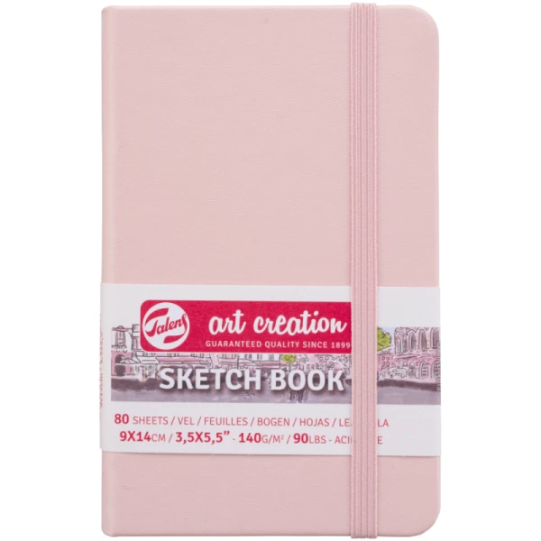Блокнот для графіки Talens Art Creation 140г/м2, 9*14см, 80л., Pastel Pink, Royal Talens