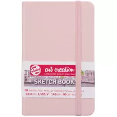 Блокнот для графіки Talens Art Creation 140г/м2, 9*14см, 80л., Pastel Pink, Royal Talens