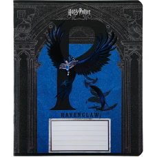Зошит 18 арк., клітинка, гібр. лак + УФ лак, Harry Potter HP22-236 Kite