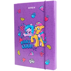 Папка для зошитів В5 на гумці картон, My Little Pony LP23-210 Kite