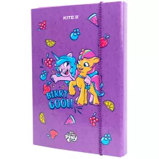 Папка для зошитів В5 на гумці картон, My Little Pony LP23-210 Kite