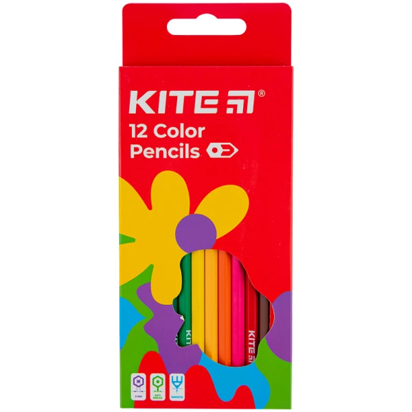 Олівці кольорові, 12 шт. Kite Fantasy K22-051-2